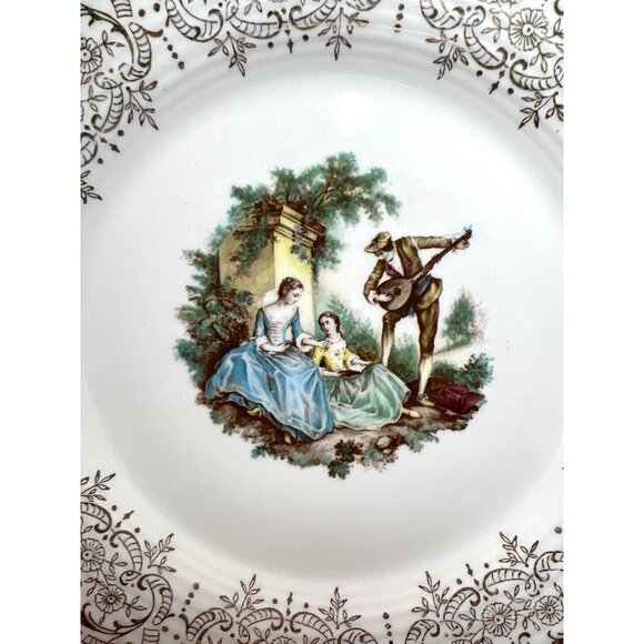 American Limoges Triumph China D Or Plate 22K Gold Made In USA Decorative Collec - Picture 2 of 3